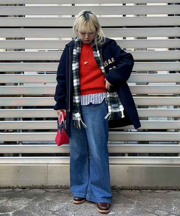 ナツハさんの「BEAMS WOMEN｜L.L.Bean × BEAMS PLUS ＆ BEAMS BOY / Deep Bottom Deluxe Boat and Tote Mini」を使ったコーディネート