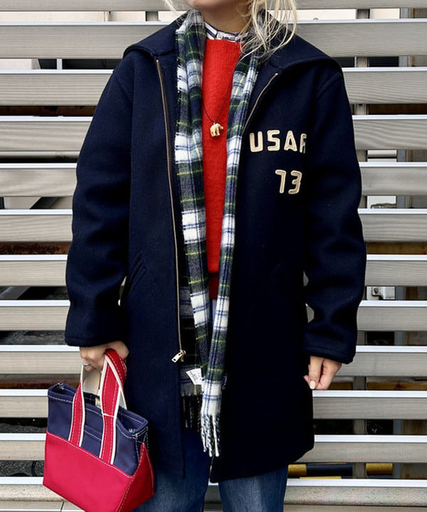 ナツハさんの「BEAMS WOMEN｜L.L.Bean × BEAMS PLUS ＆ BEAMS BOY / Deep Bottom Deluxe Boat and Tote Mini」を使ったコーディネート