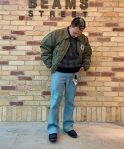 BEAMS T(ビームスT)Chaos Fishing Club / FISHEYES KNIT NAVY BEAMS T(ビームスT)Chaos Fishing Club / FISHEYES KNIT NAVY