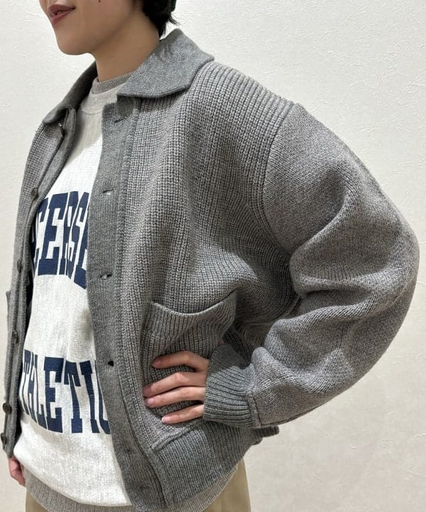 葵さんの「BEAMS WOMEN｜ブロード リブ クルーネック スウェット」を使ったコーディネート