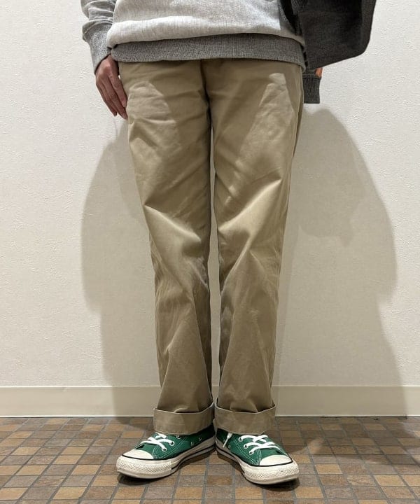 葵さんの「BEAMS WOMEN｜ブロード リブ クルーネック スウェット」を使ったコーディネート