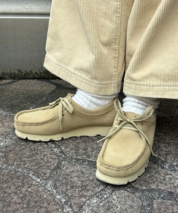 まつむさんの「BEAMS WOMEN｜CLARKS ORIGINALS / Wallabee Boot GTX 23SS」を使ったコーディネート