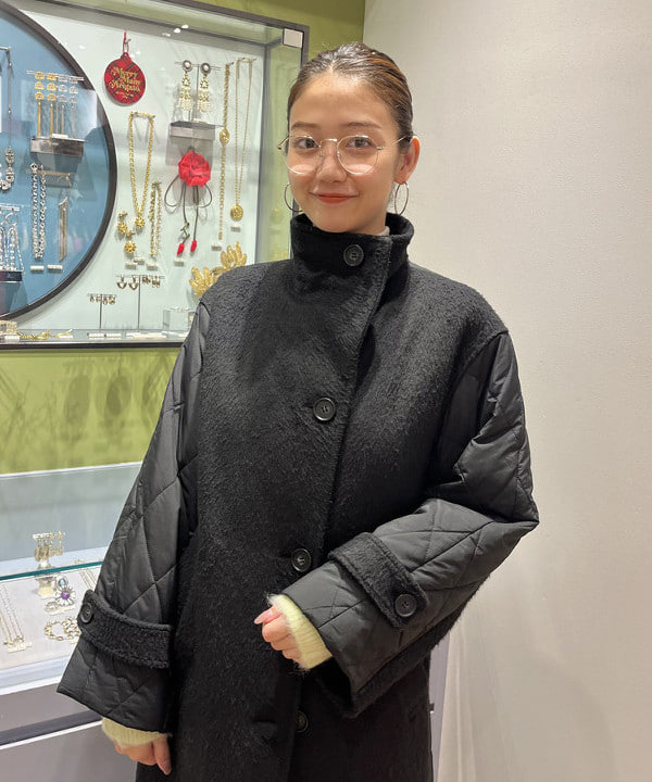 Yumenoさんの「BEAMS WOMEN｜Ray BEAMS / ライン ストーン バッグ」を使ったコーディネート