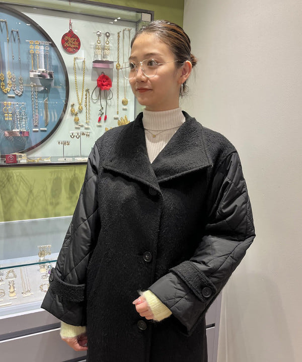 Yumenoさんの「BEAMS WOMEN｜Ray BEAMS / ライン ストーン バッグ」を使ったコーディネート