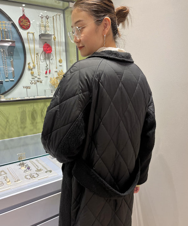 Yumenoさんの「BEAMS WOMEN｜Ray BEAMS / ライン ストーン バッグ」を使ったコーディネート