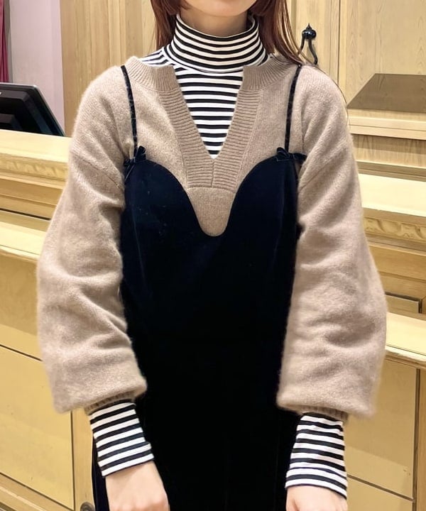 イトウミサキさんの「BEAMS WOMEN｜Otro Accesorio / メッセージ リング」を使ったコーディネート