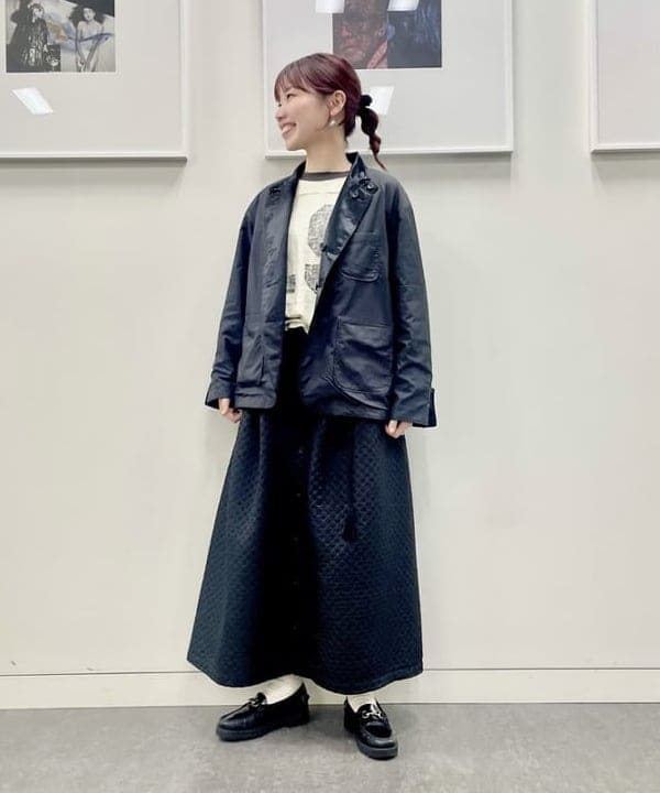 SHINAGAWAさんの「BEAMS WOMEN｜1/2ソリッド リブ ソックス」を使ったコーディネート