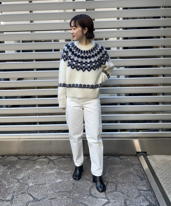 中川　ゆららさんの「BEAMS WOMEN｜upper hights / THE MISS デニムパンツ」を使ったコーディネート