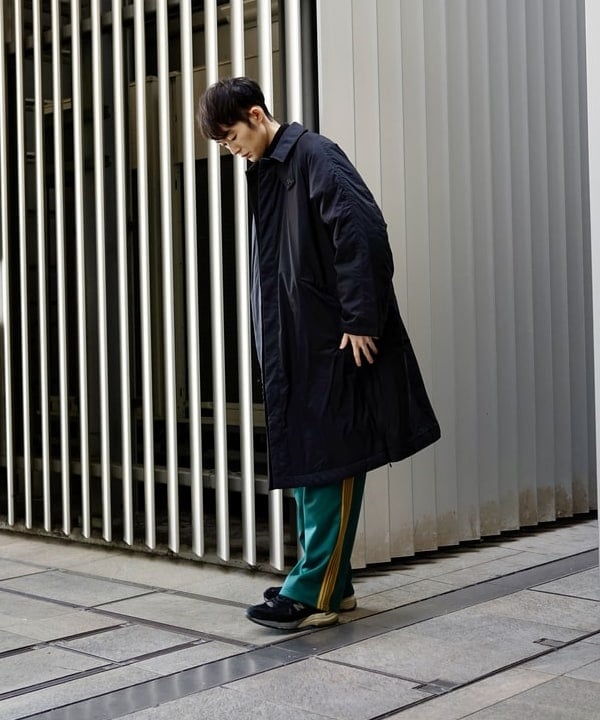 アンユーズド ビームス 別注 先染め コットン モッズ コート サイズ 3 黒 ビームス ニューズ（853437） スタイリング・コーディネイト｜BEAMS