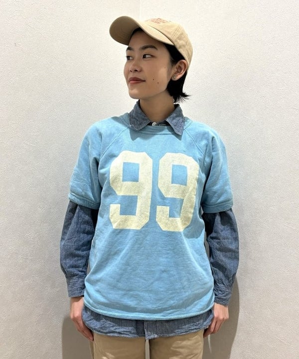 葵さんの「BEAMS WOMEN｜【別注】BUZZ RICKSON'S / シャンブレー ロングスリーブ シャツ」を使ったコーディネート