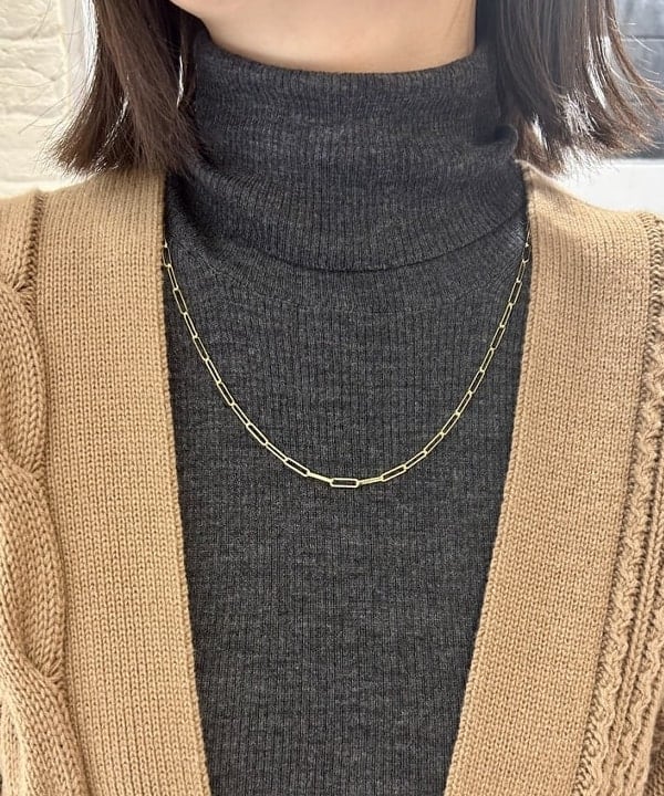 原田 まりんさんの「BEAMS WOMEN｜Ray BEAMS / ペーパー クリップ チェーン ネックレス」を使ったコーディネート