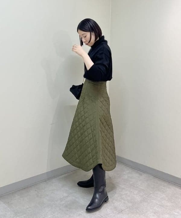 大川 美咲さんの「BEAMS WOMEN｜Demi-Luxe BEAMS / ジョッキー ロングブーツ」を使ったコーディネート