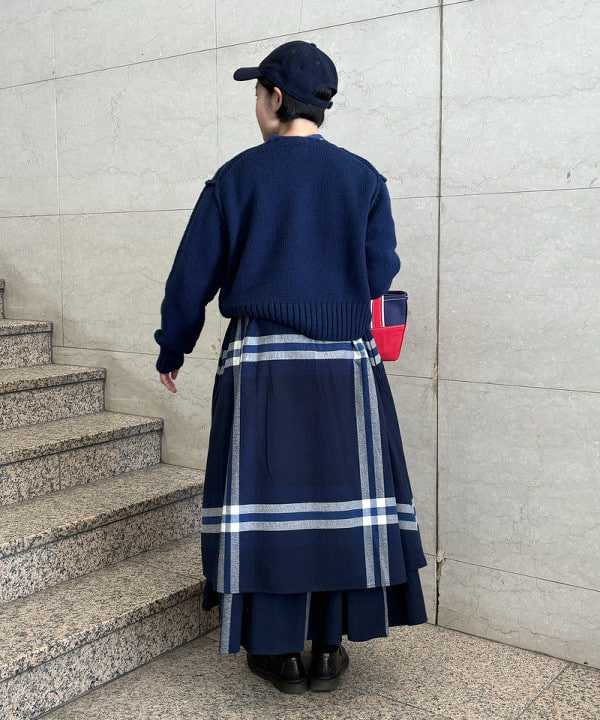 葵さんの「BEAMS WOMEN｜L.L.Bean × BEAMS PLUS ＆ BEAMS BOY / Deep Bottom Deluxe Boat and Tote Mini」を使ったコーディネート