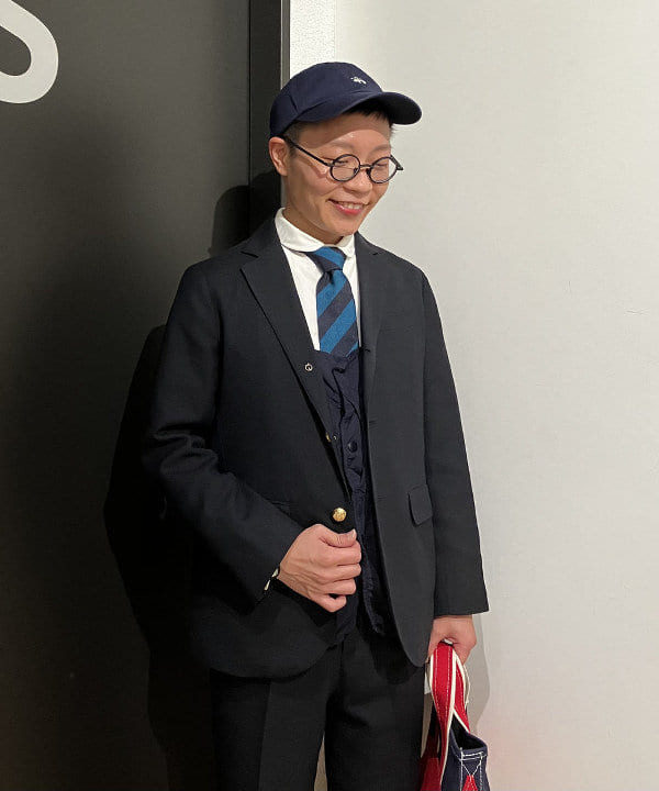 土田 達也さんの「BEAMS WOMEN｜BEAMS BOY / ポリエステル ウール 3ボタン ブレザー」を使ったコーディネート