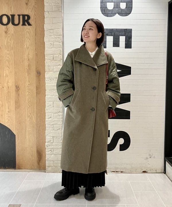 Ray BEAMS RBS シャギーキルトキリカエコート Ray BEAMS（レイビームス）の「RBS / シャギー キルト キリカエ