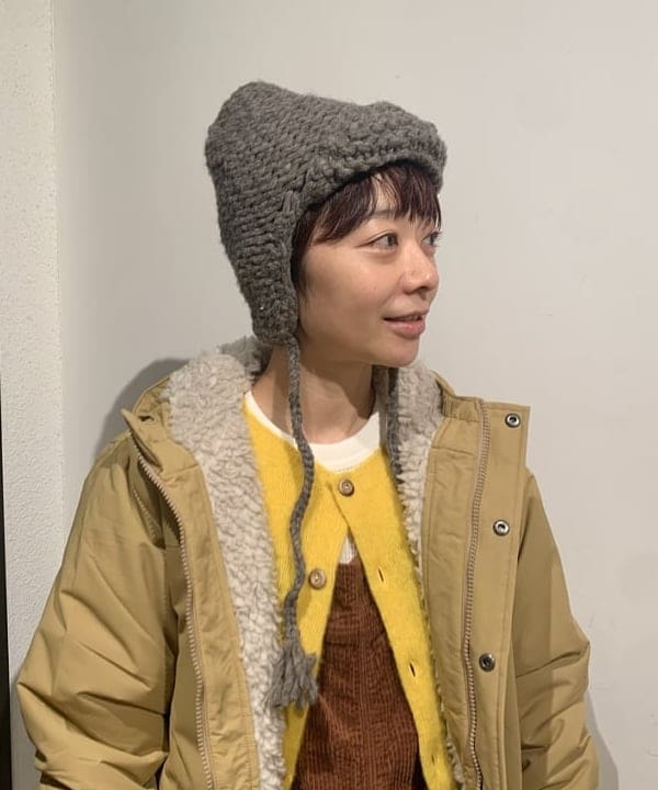矢野(青木)優香さんの「BEAMS WOMEN｜コットン サーマル クルーネック ロングスリーブ Tシャツ」を使ったコーディネート