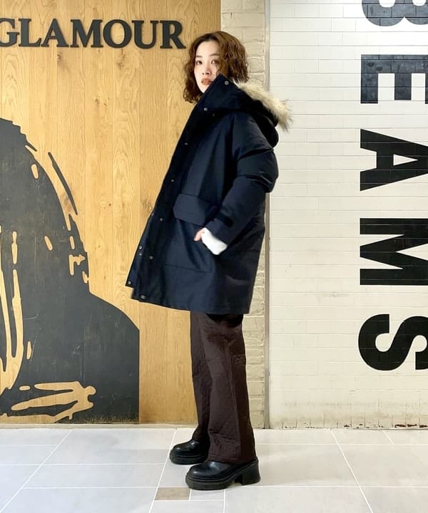 カタヤマ アヤさんの「BEAMS WOMEN｜Ray BEAMS / リブ アーム ウォーマー」を使ったコーディネート