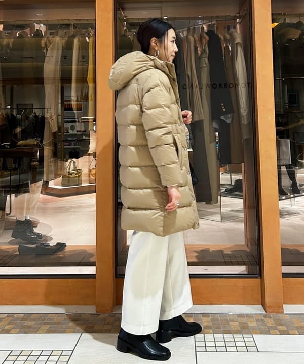 川口 恵さんの「BEAMS WOMEN｜BEAMS BOY / リブ タートル ロングスリーブ」を使ったコーディネート