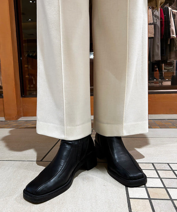 川口 恵さんの「BEAMS WOMEN｜BEAMS BOY / リブ タートル ロングスリーブ」を使ったコーディネート