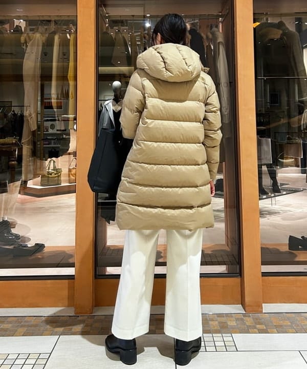 川口 恵さんの「BEAMS WOMEN｜BEAMS BOY / リブ タートル ロングスリーブ」を使ったコーディネート