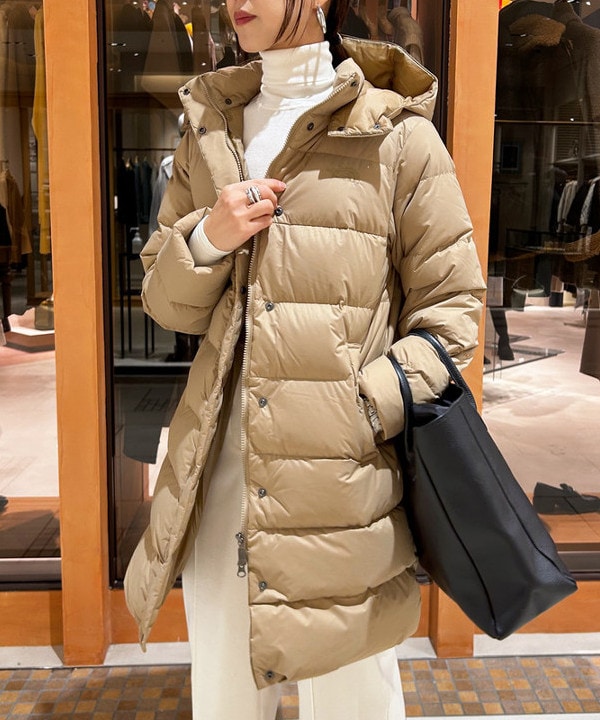 川口 恵さんの「BEAMS WOMEN｜BEAMS BOY / リブ タートル ロングスリーブ」を使ったコーディネート