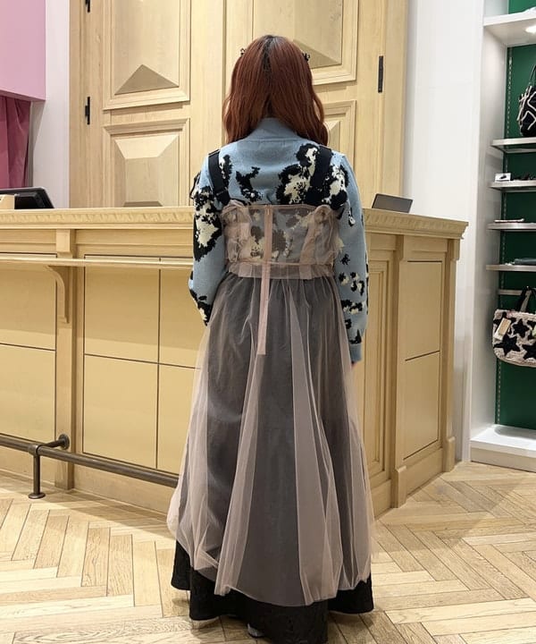 オカベ　アヤカさんの「BEAMS WOMEN｜キルティング ノーカラー ブルゾン」を使ったコーディネート