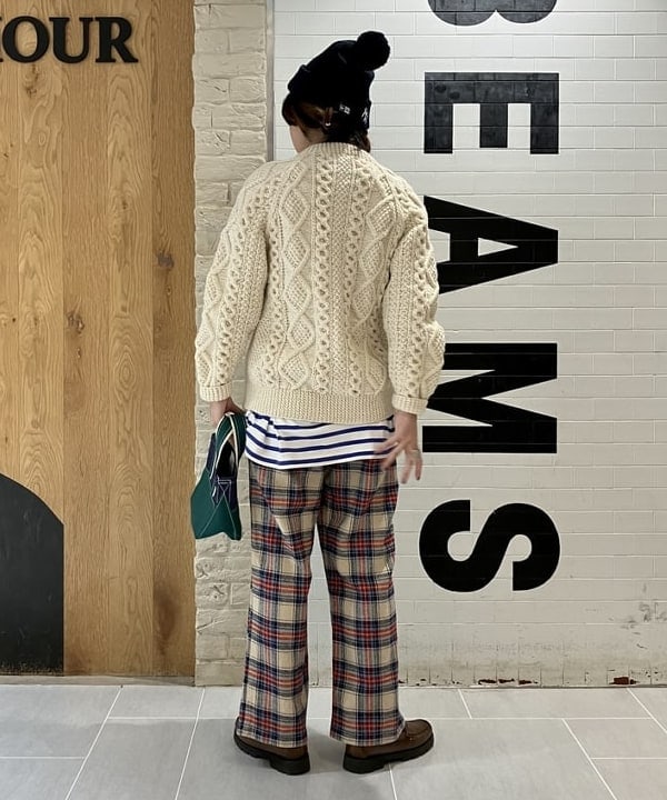 小原 もこさんの「BEAMS WOMEN｜L.L.Bean × BEAMS PLUS ＆ BEAMS BOY / Deep Bottom Deluxe Boat and Tote Mini」を使ったコーディネート