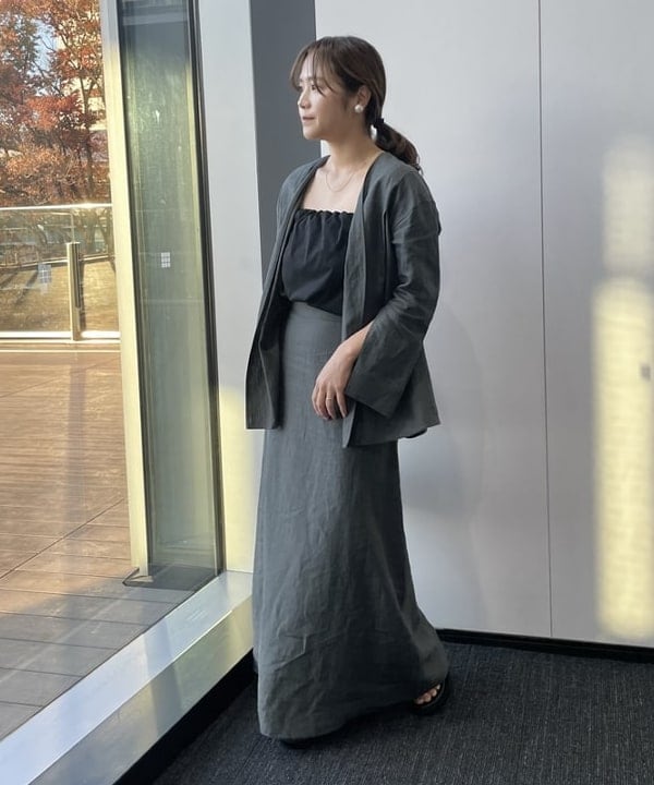 Ranさんの「BEAMS WOMEN｜Demi-Luxe BEAMS / パール イヤリング」を使ったコーディネート