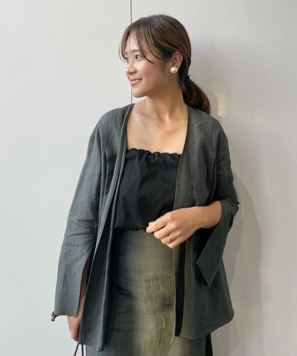 Ranさんの「BEAMS WOMEN｜Demi-Luxe BEAMS / パール イヤリング」を使ったコーディネート