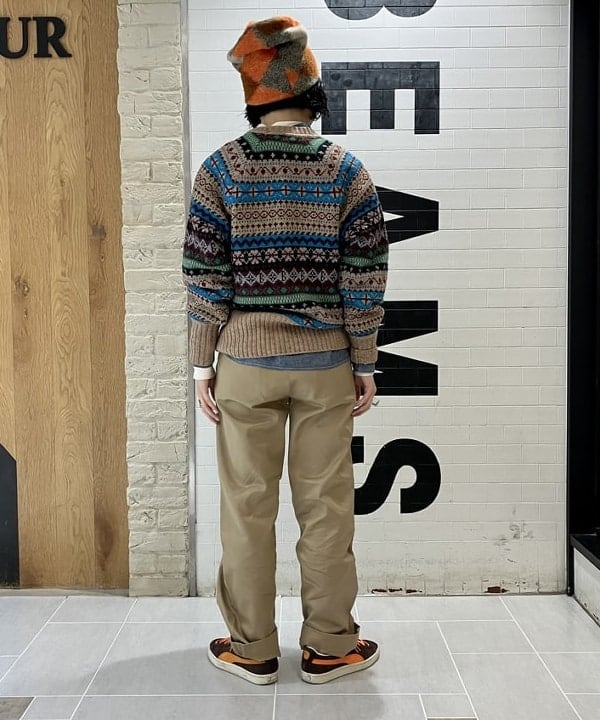 小原 もこさんの「BEAMS WOMEN｜【別注】BUZZ RICKSON'S / シャンブレー ロングスリーブ シャツ」を使ったコーディネート