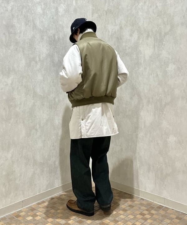 平柳 楓馬さんの「BEAMS WOMEN｜BEAMS / ワイドフィット デニムパンツ」を使ったコーディネート