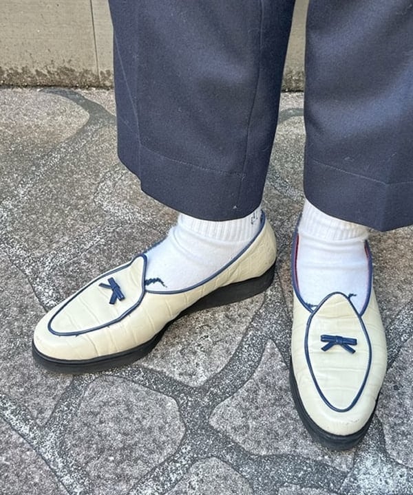 まつむさんの「BEAMS WOMEN｜BEAMS BOY / 樹脂 パール ロング ネックレス」を使ったコーディネート