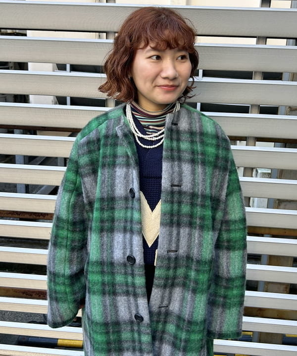 まつむさんの「BEAMS WOMEN｜BEAMS BOY / 樹脂 パール ロング ネックレス」を使ったコーディネート