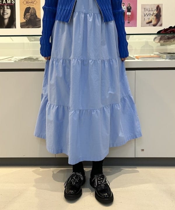 渡邊 舞さんの「BEAMS WOMEN｜GYMPHLEX × Ray BEAMS / 別注 ティアード ワンピース」を使ったコーディネート