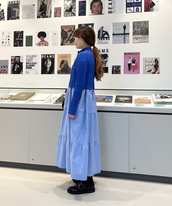渡邊 舞さんの「BEAMS WOMEN｜GYMPHLEX × Ray BEAMS / 別注 ティアード ワンピース」を使ったコーディネート