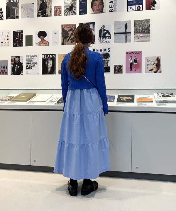 渡邊 舞さんの「BEAMS WOMEN｜GYMPHLEX × Ray BEAMS / 別注 ティアード ワンピース」を使ったコーディネート