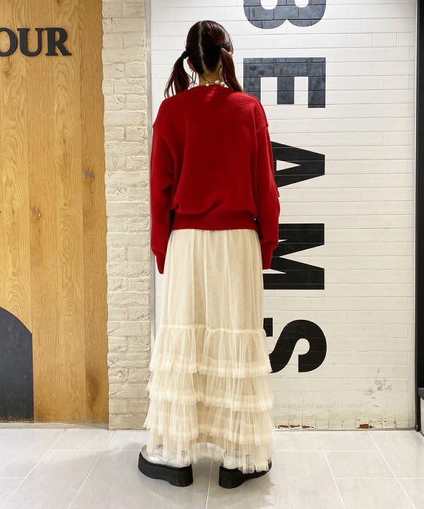 りかちょび/岸本梨佳さんの「BEAMS WOMEN｜Otro Accesorio / フラワー リング」を使ったコーディネート