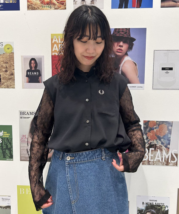 SAEさんの「BEAMS WOMEN｜Ray BEAMS /?レース ギリーシューズ」を使ったコーディネート