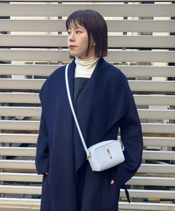 SAKAIさんの「BEAMS WOMEN｜TOFF&LOADSTONE × Demi-Luxe BEAMS / 別注 レヴューミニ ライトシュリンク ショルダーバッグ」を使ったコーディネート