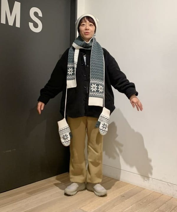 矢野(青木)優香さんの「BEAMS WOMEN｜FOXRIVER / REDHEEL SOCK」を使ったコーディネート