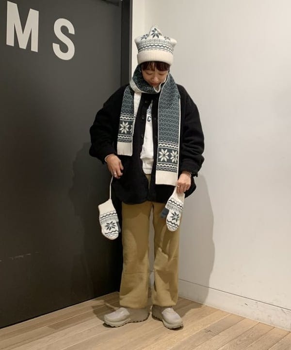 矢野(青木)優香さんの「BEAMS WOMEN｜FOXRIVER / REDHEEL SOCK」を使ったコーディネート