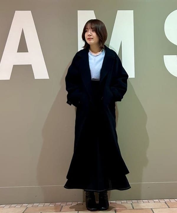 試着美品❤️Bibiy B. ステラーニット　ネイビー　Fサイズ　¥18,000 MILKFED.（ミルクフェド）の「HEART JACQUARD KNIT TOP（ニット