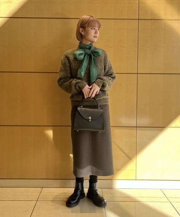 Hazukiさんの「BEAMS WOMEN｜オーガンジー リボンブラウス」を使ったコーディネート