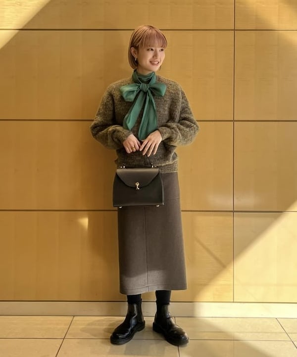 Hazukiさんの「BEAMS WOMEN｜オーガンジー リボンブラウス」を使ったコーディネート