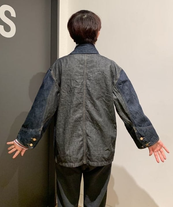 矢野(青木)優香さんの「BEAMS WOMEN｜Lee × maturely / 別注 Indigo & Black Denim Loco Jacket」を使ったコーディネート