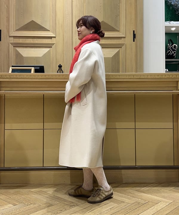 渡邊 舞さんの「BEAMS WOMEN｜I Hate Monday / flower lace ストッキング white」を使ったコーディネート