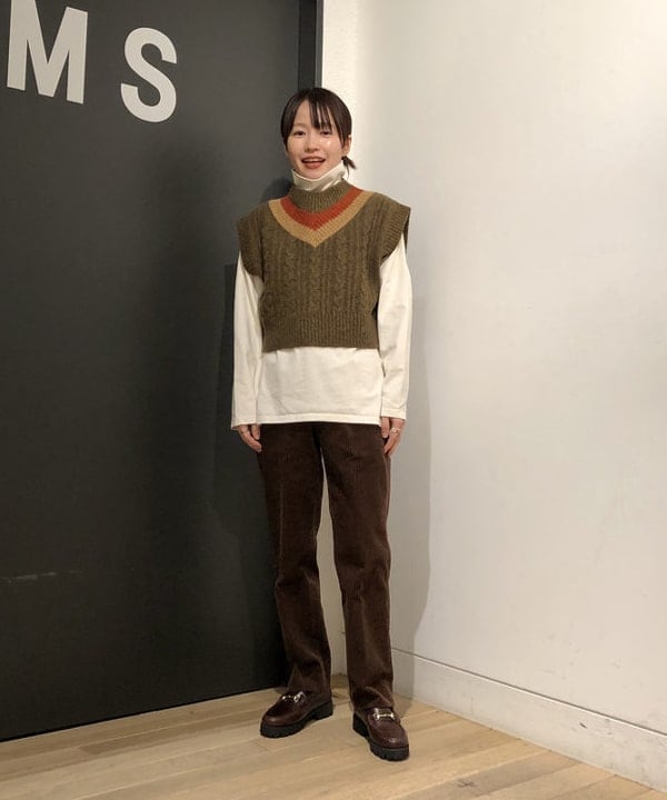 おはぎ(萩原)さんの「BEAMS WOMEN｜BEAMS BOY / 25mm WASH ベルト」を使ったコーディネート