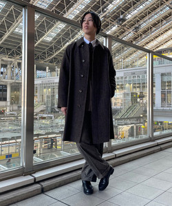 BEAMS F（ビームスF）BEAMS F / HARRIS TWEED ヘリンボーン シングル