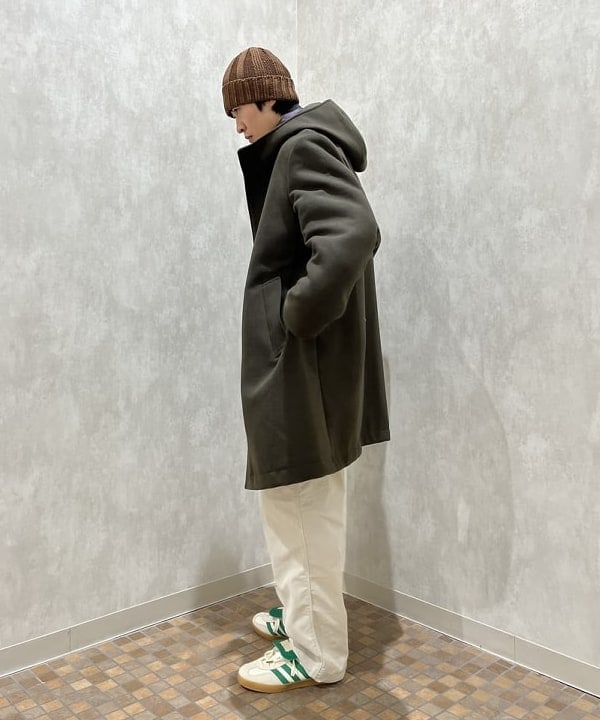 平柳 楓馬さんの「BEAMS WOMEN｜Watch Cap Linen Like Cotton」を使ったコーディネート