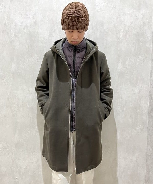 平柳 楓馬さんの「BEAMS WOMEN｜Watch Cap Linen Like Cotton」を使ったコーディネート